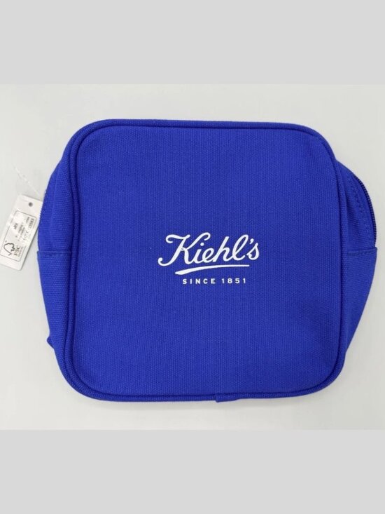 Kiehl's Handbags - Kiehl's Ocean Blue Makeup Travel Bag Pouch NWT